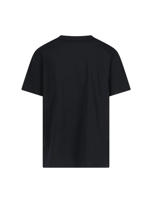 BALMAIN FLOCKED LETTER LOGO T-SHIRT